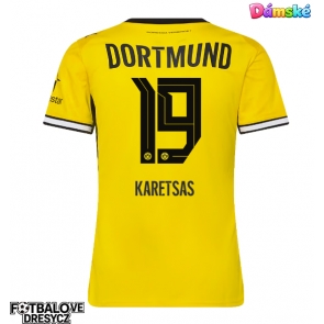 Borussia Dortmund Konstantinos Karetsas #19 Dámské Domácí Dres 2026-27 Krátký Rukáv